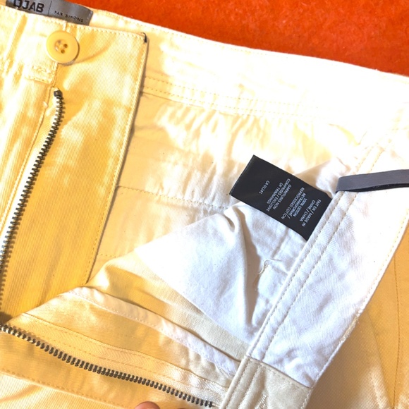 Corn vanilla yellow cotton Wynwood relaxed fit chinos pants NWT - Picture 5 of 10